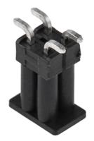 1241050-2 TE Connectivity AMPMODU MOD II Series Straight Surface Pin Header, 4 Contact(s), 2.54 mm Pitch, 2 Row, Unshrouded