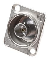 nbb75dsi Neutrik, Jack Panel Mount BNC Connector, 75Ω, Solder Termination, Straight Body