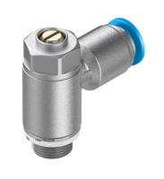 grla-18-qs-6-d Festo GRLA Series Tube Exhaust Valve, 6mm Tube Inlet Port x G 1/8 Outlet Port, 193144