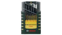 2607019435 Bosch 19-Piece Twist Drill Bit Set for Metal, 10mm Max, 1mm Min, HSS-R Bits