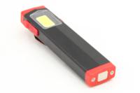 219-8139 RS PRO LED Pocket Torch Black, Red - Rechargeable 400 lm, 89 mm