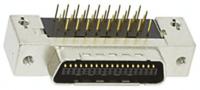 10150-5212-pl 3M MDR 102 50 Way Right Angle Through Hole D-sub Connector Plug, 1.27mm Pitch