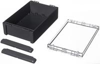 96026334-b-261709-pc-v0-g-7024 Bopla Bocube Series Graphite Grey Polycarbonate V0 Enclosure, IP66, IP68, IK07, Transparent Lid, 271 x 170 x 90mm