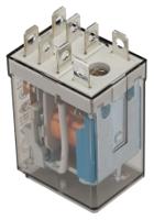563290240000 Finder Flange Mount Power Relay, 24V dc Coil, 12A Switching Current, DPDT