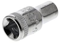 6700sm-55 Bahco 1/4 in Drive 5.5mm Standard Socket, 6 point, 24.7 mm Overall Length