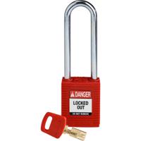 150357 Brady LOTO-101 Key Weatherproof Nylon, Steel Padlock, 6.35mm Shackle, 38.00mm Body