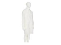 4400ws 3M White Unisex Visitor Coat, S