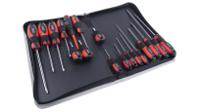 459-3972 RS PRO Phillips; Pozidriv; Slotted Screwdriver Set, 18-Piece
