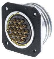 sl-em-319-l Amphenol Socapex Circular Connector, 19 Contacts, Panel, Standard Connector, Plug, Male, IP67, SL61 Series