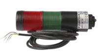 69912075 Werma Kompakt 37 Series Red/Green Buzzer Signal Tower, 2 Lights, 24 V, Base Mount, Tube