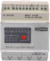 917-6377 RS PRO Logic Module, 12 → 24 V dc Supply, Digital, Relay Output, 8-Input, Analogue, Digital Input