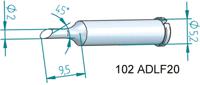 102adlf20 Ersa 2 mm Hoof Soldering Iron Tip for use with i-Tool