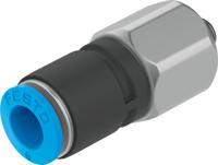 qsr-m5-6 Festo QSR PBT Pneumatic Rotary Union, M5 Male, Push In 6mm