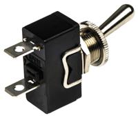 x12cp APEM Toggle Switch, Panel Mount, On-Off, SPST, Tab Terminal