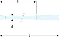 d3-24 Facom Pry Bar, 787 mm Length