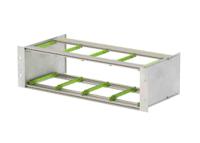 53223850hmt1-bgt-22380pi-bn Bopla Interzoll Series 3U Aluminium Subrack, 84HP, 218mm Depth