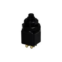 13440ad2-25gx1156 APEM 1300 Series Series Push Button Switch, Push-Pull, Bushing, DPST, 30V dc