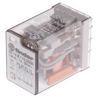 551481100000 Finder PCB Mount Power Relay, 110V ac Coil, 7A Switching Current, 4PDT