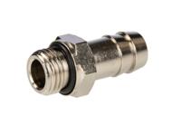 176-2035 RS PRO Hose Connector Hose Tail Adaptor, BSPP 1/4in 12mm ID, 5 MPa, 50 bar