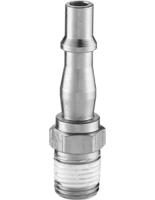 brp-066151p2 PREVOST Treated Steel Male Plug for Pneumatic Quick Connect Coupling, G 1/4 Male Threaded