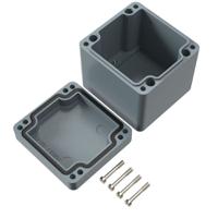 02080808 Rose Polyester Standard Series Grey Glass Fibre Reinforced Polyester Enclosure, IP66, IK08, Grey Lid, 80 x 75 x 75.5mm