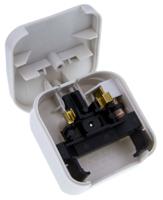 ecp-wnr-3a PowerConnections Europe to UK Mains Connector Converter, Rated At 3A