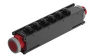 1027455 Neutrik 1 Gang Power Distribution Unit, 16A, 400 V ac