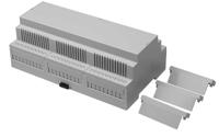 194-7597 RS PRO Open Top, Vented Sides Enclosure Type, 159.2 x 90 x 58mm, Polycarbonate DIN Rail Enclosure Kit