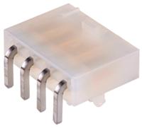 39-30-3047 Molex Mini-Fit Jr Series Right Angle Through Hole PCB Header, 4 Contact(s), 4.2 mm Pitch, 1 Row, Shrouded