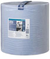 130050 Tork Wiping Paper Plus Rolled Blue Paper Towel, 510 m x 369mm, 2-Ply, 1500 Sheets