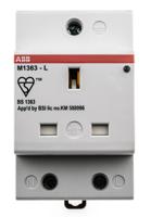 2csm258163r0721-m1363-l ABB M1363-L Grey 1 Gang Plug Socket, 13A, Type G - British, Indoor Use