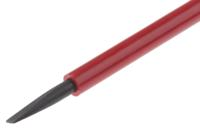 at3x100ve Facom Slotted Insulated Screwdriver, 3 mm Tip, 100 mm Blade, VDE/1000V, 202 mm Overall