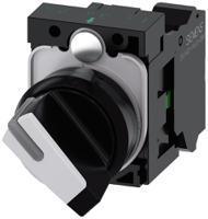 3su1100-2bf60-3ba0 Siemens Selector Switch - (SPST) 22mm Cutout Diameter, Illuminated 2 Positions