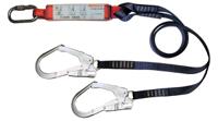 ae5315waf Protecta 1.5m Fall Arrest Shock Absorbing Lanyard Screw Karabiner Twin