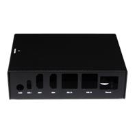 200122 Okdo Metal ROCK SBC Case for use with ROCK 5 Model B Single Board Computer, Black