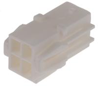 hlr-04v JST, HLR Female Connector Housing, 3.96mm Pitch, 4 Way, 2 Row