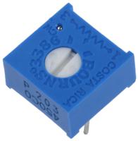 3386p-1-203lf 20kΩ, Through Hole Trimmer Potentiometer 0.5W Top Adjust Bourns, 3386