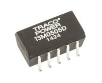 tsm-0505d TRACOPOWER TSM DC-DC Converter, ±5V dc/ ±100mA Output, 4.5 → 5.5 V dc Input, 1W, Surface Mount, +85°C Max Temp