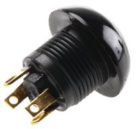 p9-113128 Otto Push Button Switch, Momentary, Panel Mount, SPST, 28V dc