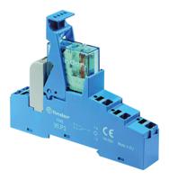 48p370240050spa Finder 48 Series Interface Relay, DIN Rail Mount, 24V dc Coil, SPDT, 1-Pole, 10A Load