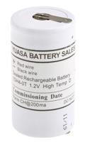 1dh4-0t YU-Lite NiCd Yuasa NiCd Rechargeable D Battery, 4Ah