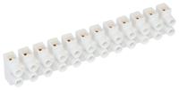 cs15wtpp HellermannTyton Terminal Block, 12-Way, 15A, 12 mm Wire, Screw Termination