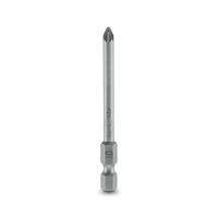 1212603 Phoenix Contact Pozidriv Driver Bit, PZ 1 x 70 mm Tip, 1/4 in Drive, Pozidriv Drive, 70 mm Overall