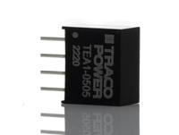 tea-1-0505 TRACOPOWER TEA 1 DC-DC Converter, 5V dc/ 200mA Output, 4.5 → 5.5 V dc Input, 1W, Through Hole, +85°C Max Temp