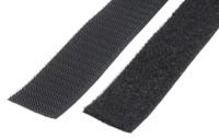 sj352d 3M Black Hook & Loop Tape, 25mm x 5m