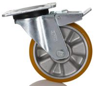3677itp125p62 Tente Braked Swivel Castor Wheel, 300kg Capacity, 125mm Wheel
