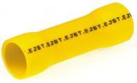 fvc-55lf JST, FVC Butt Splice Connector, Yellow, Insulated 12 → 10 AWG