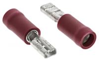 fvddf125-110a-5slf JST FVDDF Red Insulated Female Spade Connector, Receptacle, 2.79 x 0.5mm Tab Size, 0.25mm² to 1.65mm²