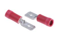 fvddm125-250-lf JST FVDDM Red Insulated Male Spade Connector, Tab, 6.3 x 0.8mm Tab Size, 0.25mm² to 1.65mm²