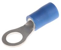 fvws2-m5 JST, FV Insulated Ring Terminal, 5mm Stud Size, 1mm² to 2.6mm² Wire Size, Blue